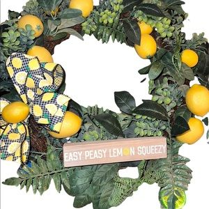 New Lemon Door wreath